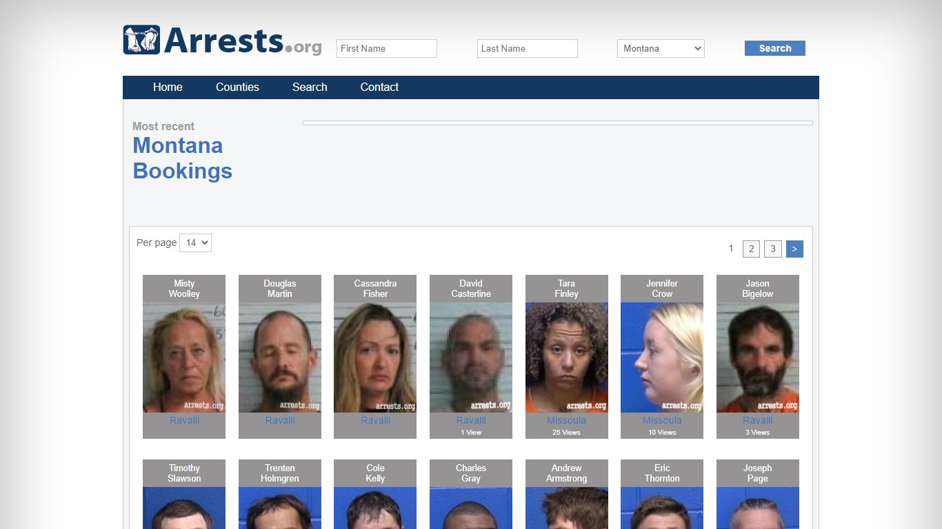 Montana Arrests and Inmate Search